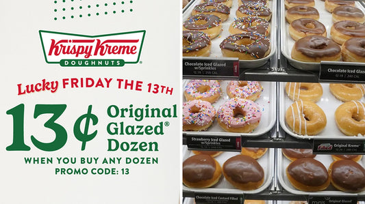 Krispy Kreme Celebrates Friday the 13th with 13-Cent Donuts Deal
