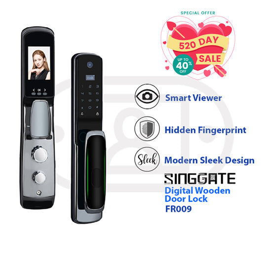 FR009 Hidden Fingerprint Digital Door Lock