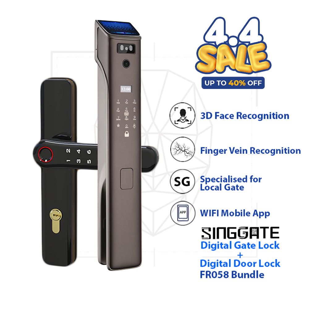 ❤️NEW❤️*Bundle Deal* FR058 Door Digital Lock + FM021 Metal Gate Digital Lock