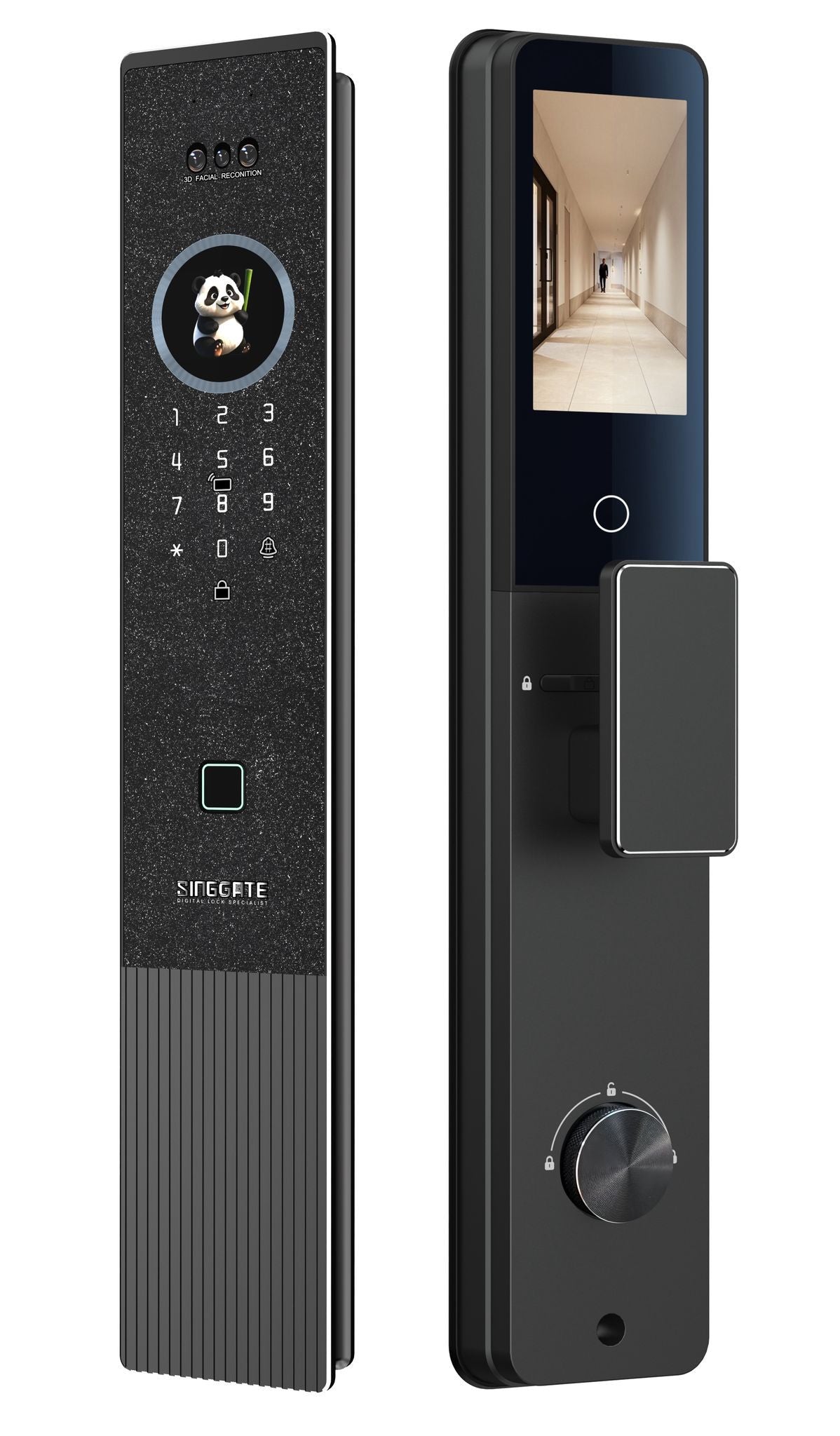 Singgate FR060 with 3D Face & Palm Vein Recognition Digital Lock | Voice Control