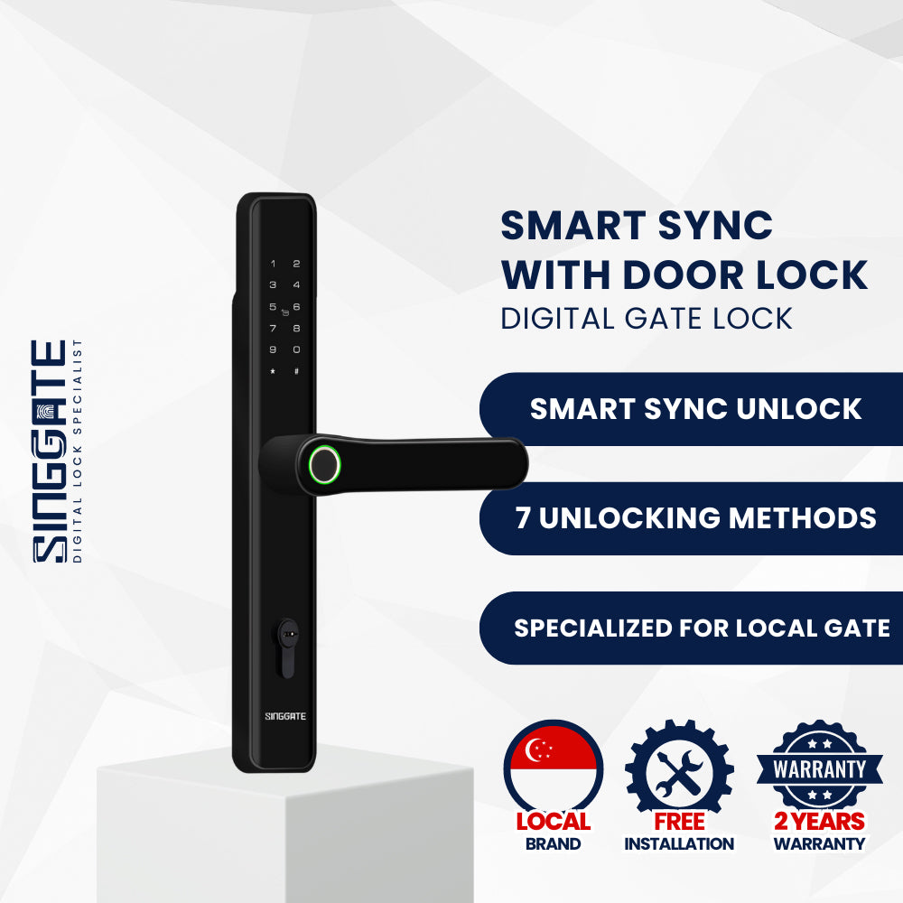 FM023 Smart Sync Digital Gate Lock