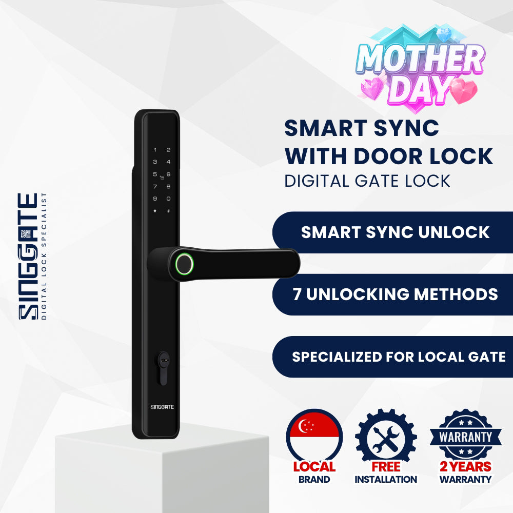 FM023 Smart Sync Digital Gate Lock