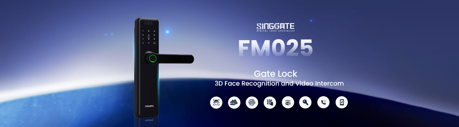 FM025 Digital Lock with Video Calling Feature