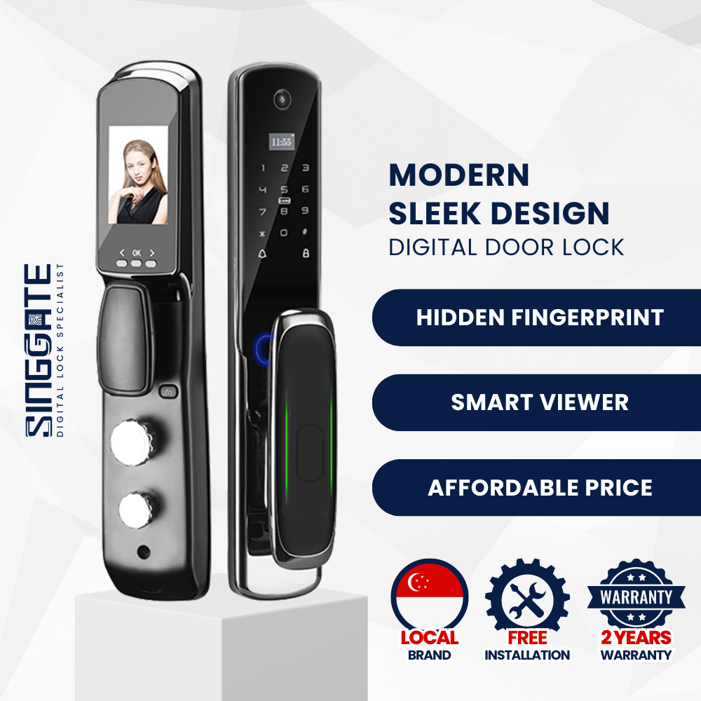 FR009 Hidden Fingerprint Digital Door Lock