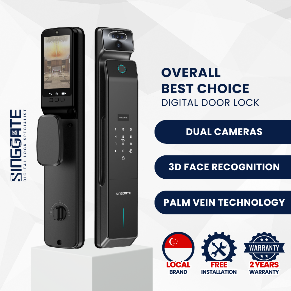 FR015 - Dual Camera with The Latest Biometric Digital Door Lock