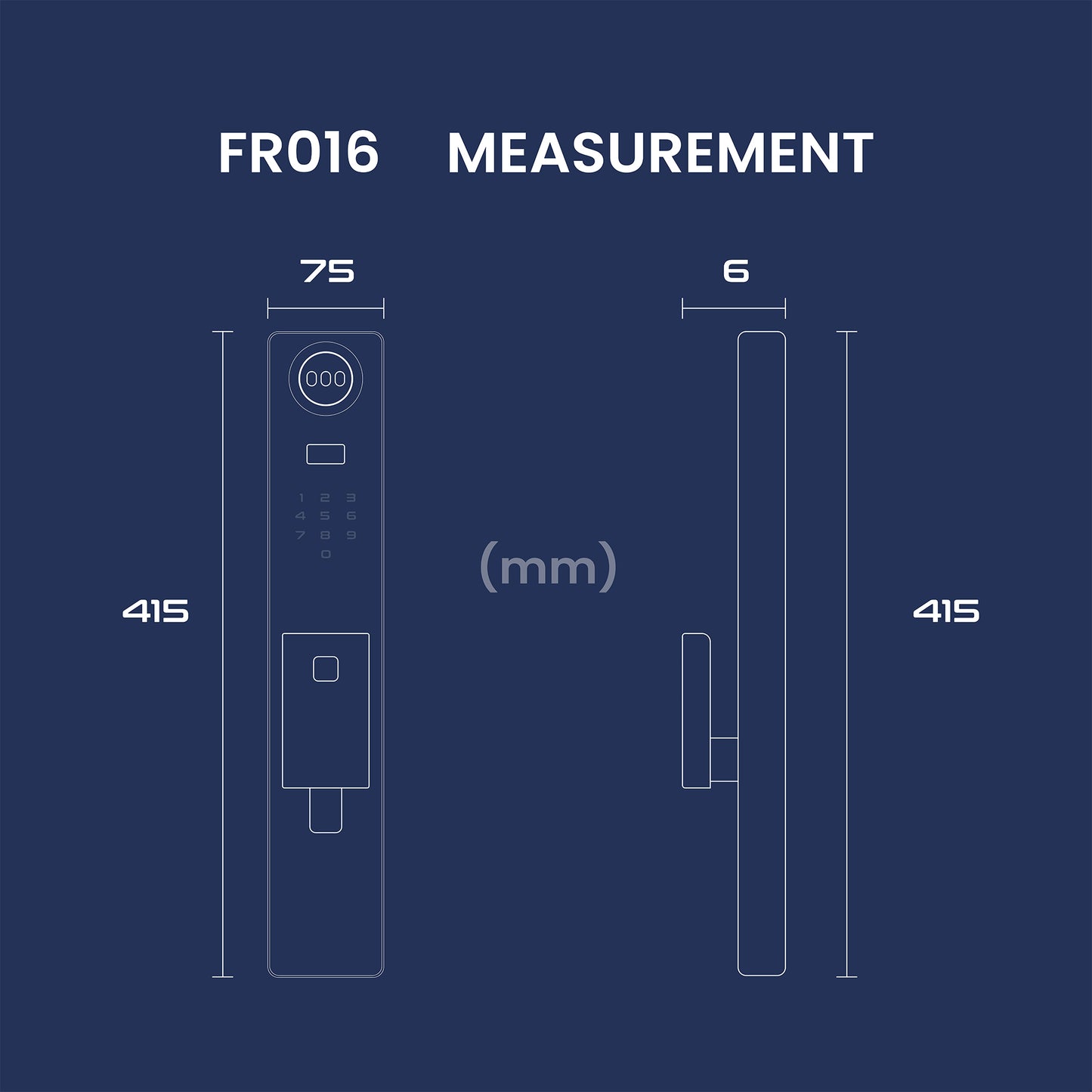 Singgate FR016 Door + FM021 Gate Digital Lock Bundle