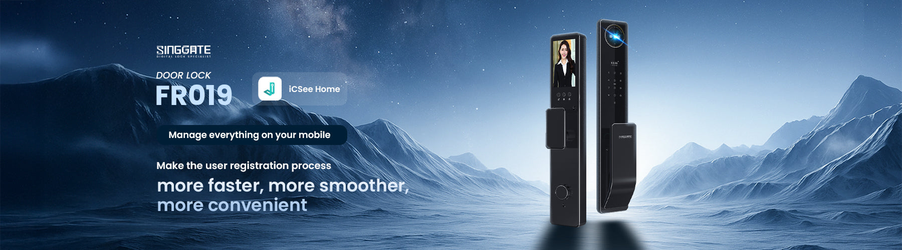 SINGGATE FR019 Banner - Premium Digital Lock