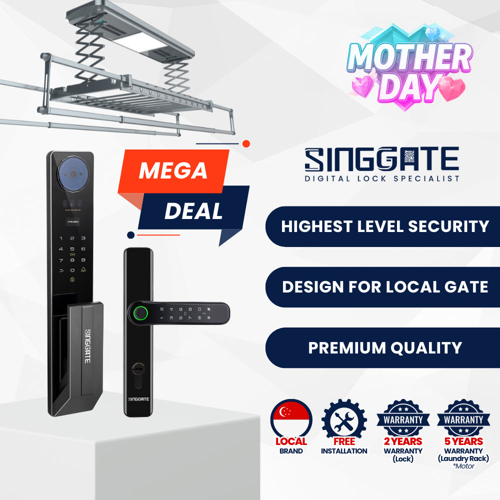 Mega Bundle - FR051 Door + FM021 Gate + Smart Laundry Rack