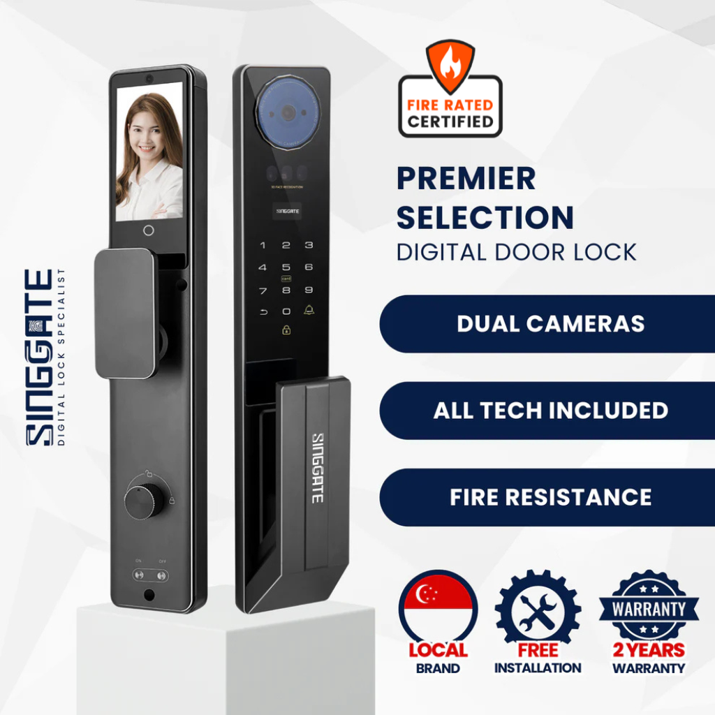 FR051 - 3D Face & Palm Vein Digital Door Lock