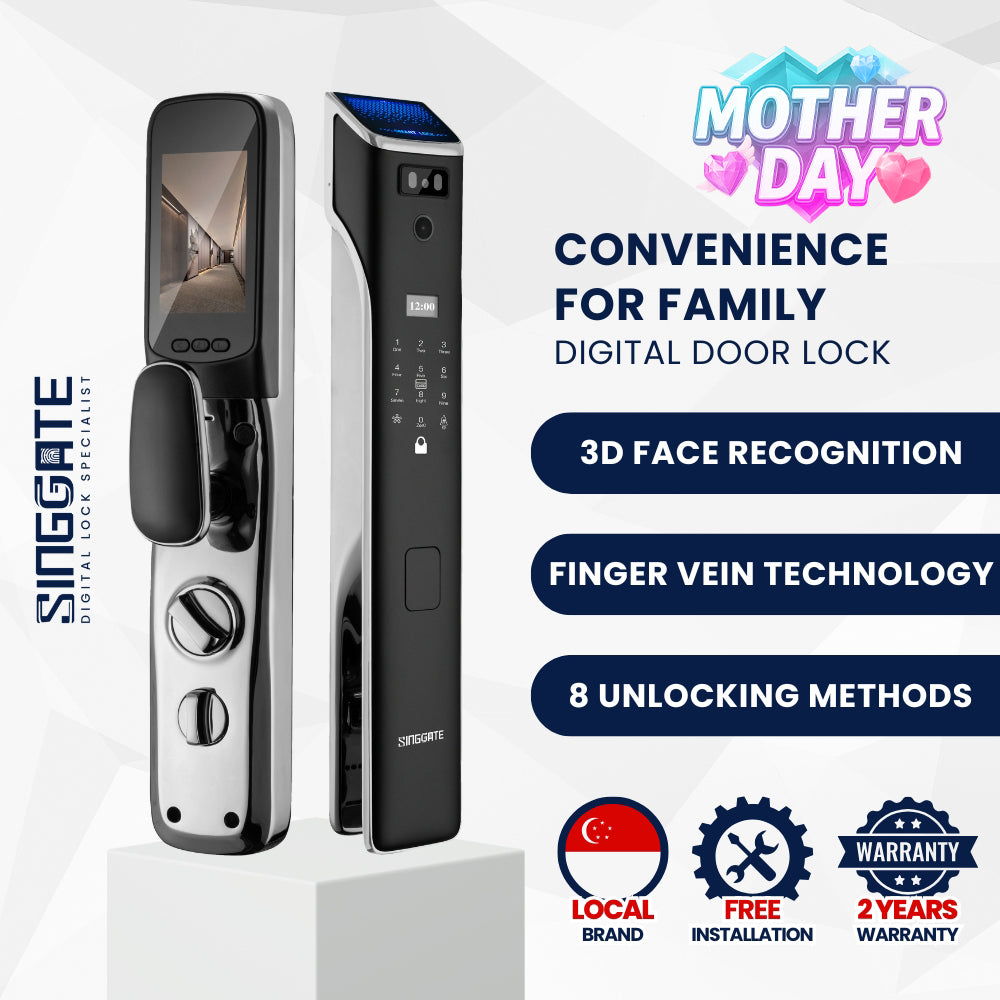 FR058 3D Face & Finger Vein Digital Door Lock