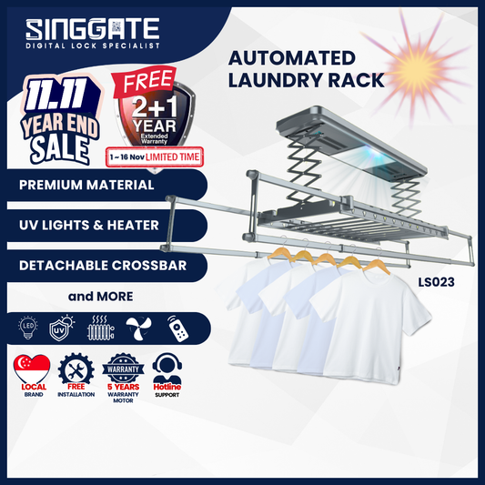 LS023 Automated Laundry Rack