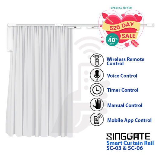 SC-03 Smart Curtain Rail Set