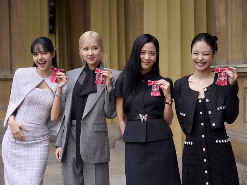 K-pop band Blackpink receive honorary MBEs from Britain's King Charles