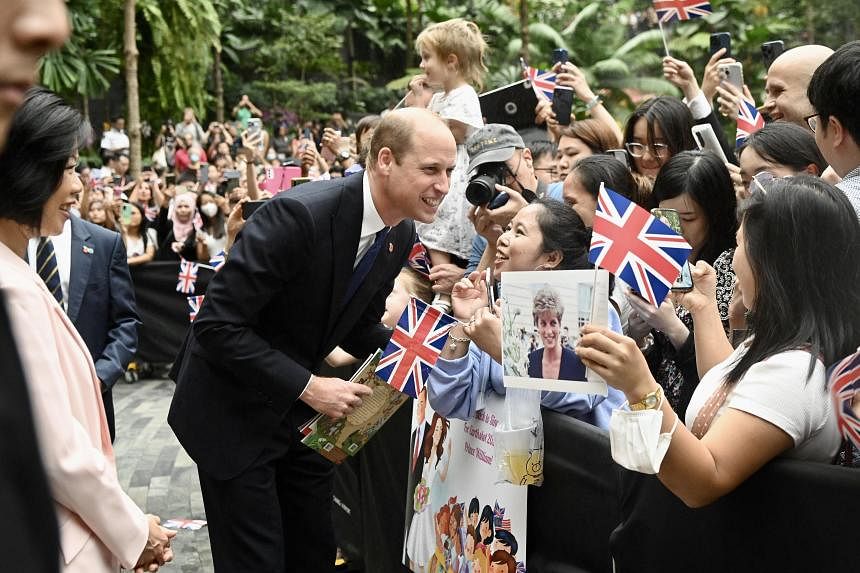 Prince William arrives in Singapore, visits Jewel ahead of work trip