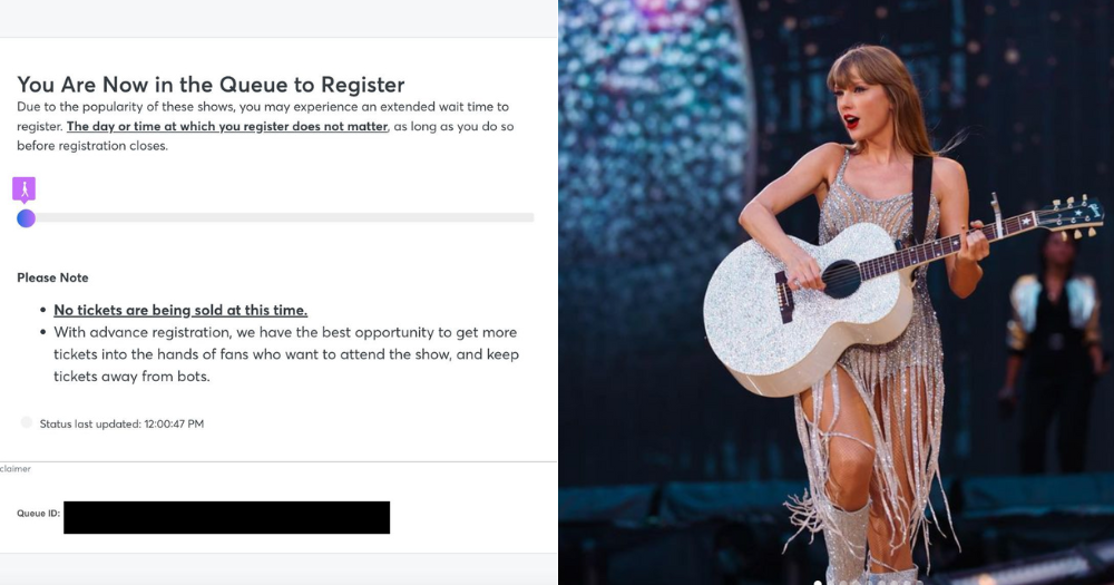 Long virtual queues as funs rush to register for Taylor Swift tickets