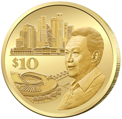 $10 Coin to Commemorate the 100th Birth Anniversary of Mr Lee Kuan Yew