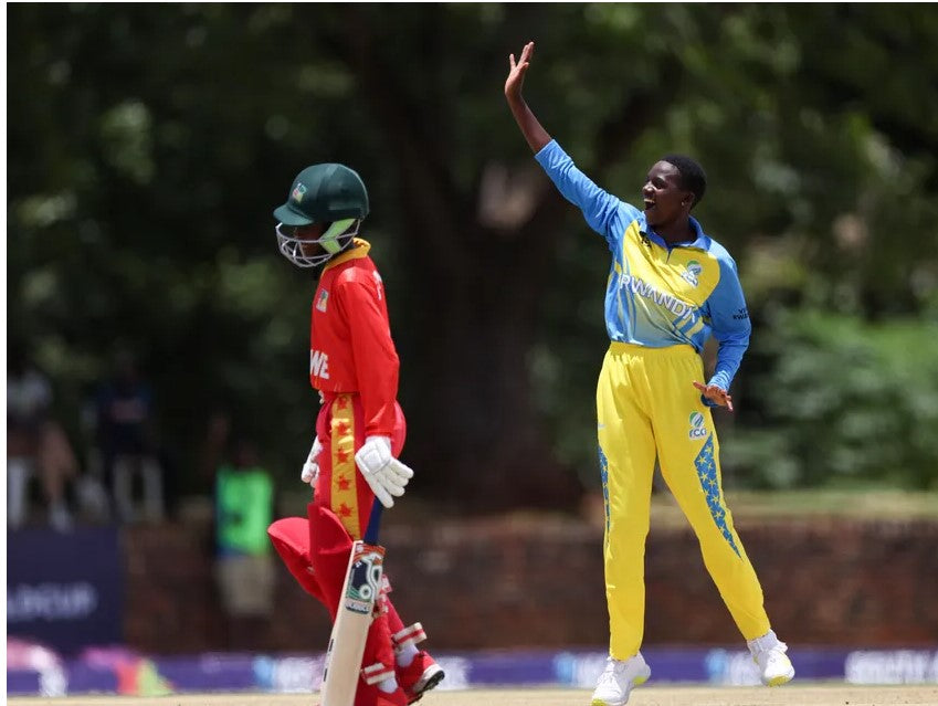 Uwase suspended from bowling in International Cricket