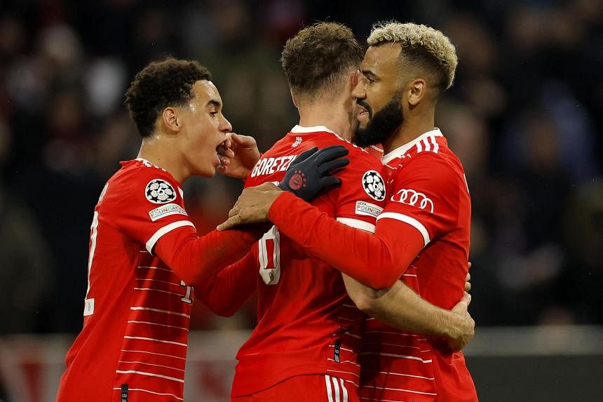 Football: Bayern cruise past PSG to reach Champions League last eight