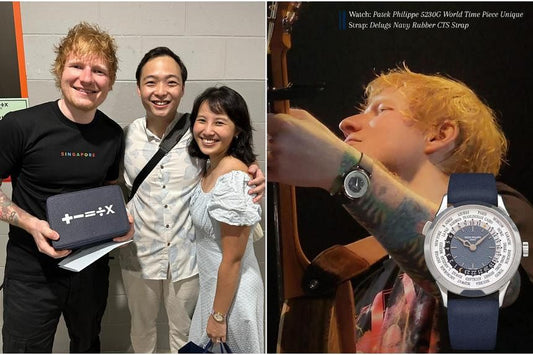 Ed Sheeran wears strap from S’pore brand Delugs for his ‘priceless’ Patek Philippe watch