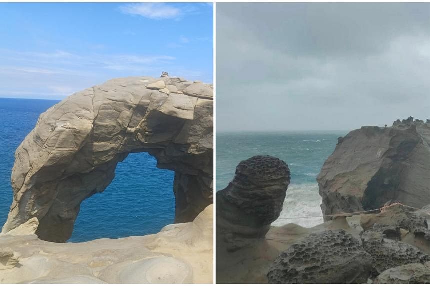 Taiwan’s Elephant Trunk Rock loses its ‘nose’ to erosion and weathering