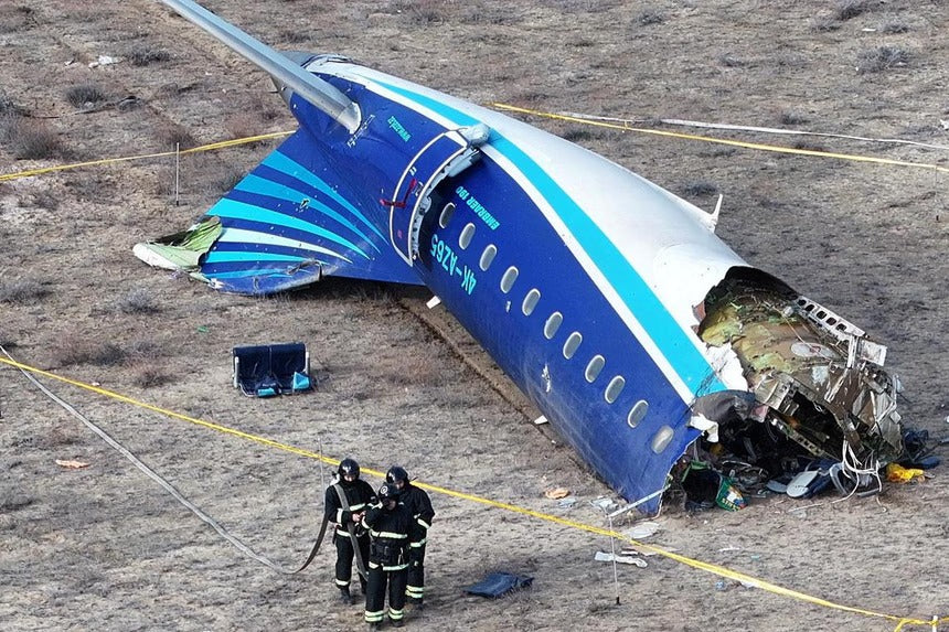Passenger Plane Crashes in Kazakhstan, Emergencies Ministry Confirms
