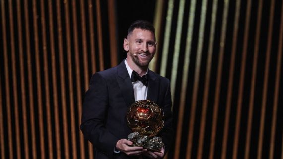 Ballon d'Or 2023: Messi beats Haaland to win for eighth time
