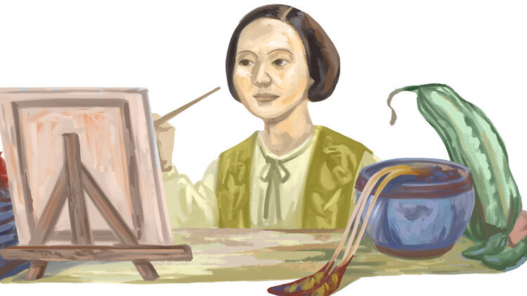 Google Doodle celebrate first-generation Singaporean painter Georgette