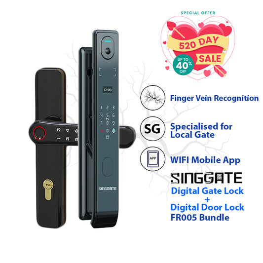 Digital Lock Bundle FR005 Door + FM021 Gate