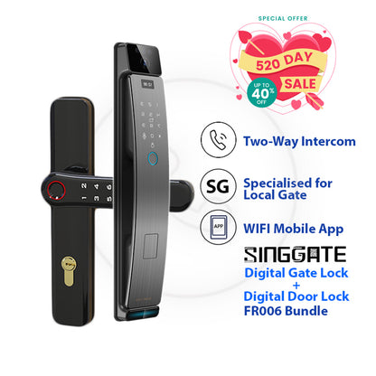 Digital Lock Bundle FR006 Door + FM021 Gate