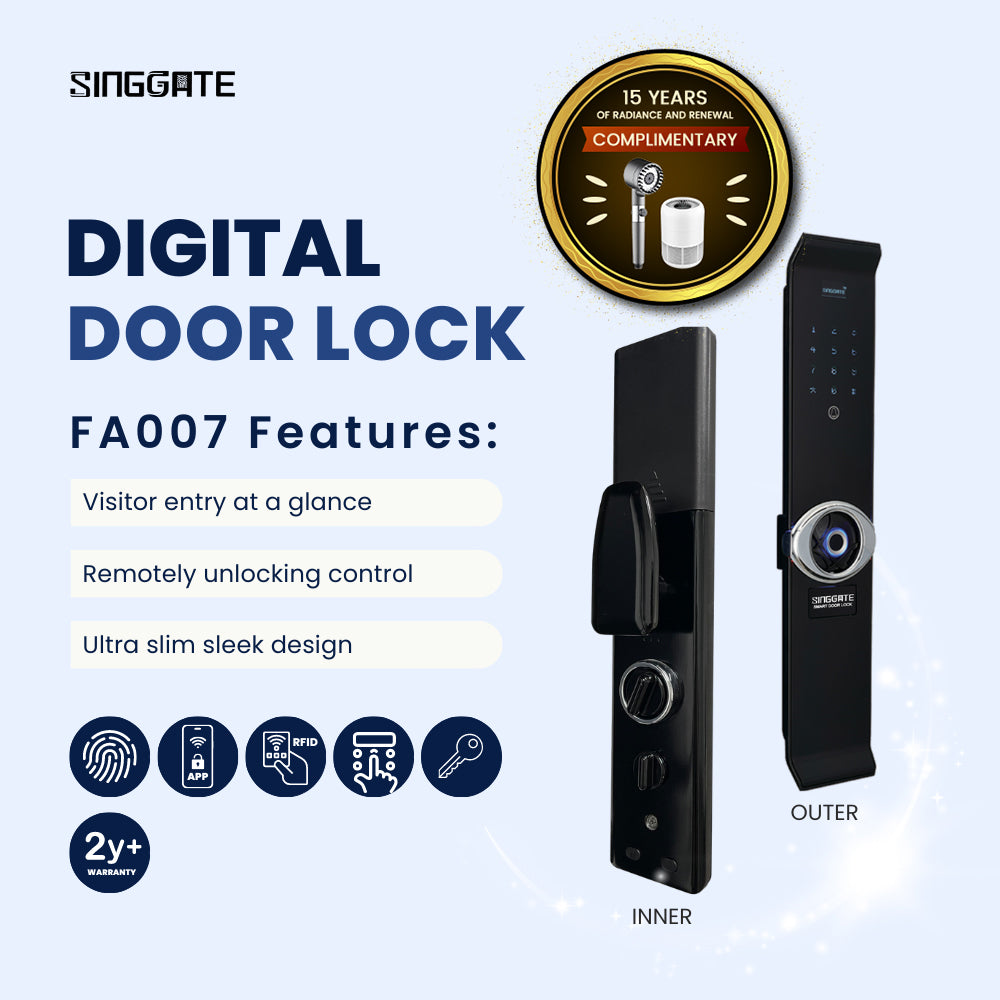 FA007 (Ultra Slim) Smart Digital Door Lock