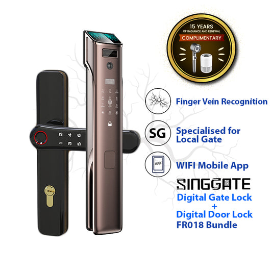 ❤️NEW❤️*Bundle Deal* FR018 Door Digital Lock + FM021 Metal Gate Digital Lock