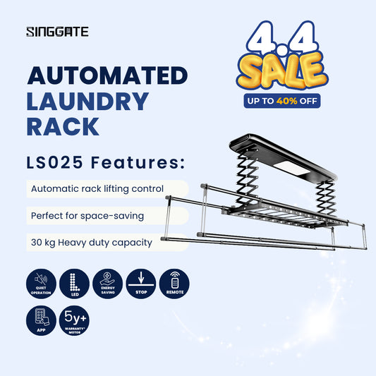 LS025 Automated Laundry Rack | Essential Features