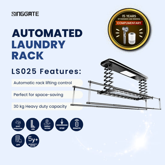 LS025 Automated Laundry Rack | Essential Features