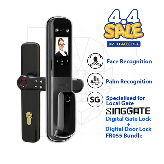 *Bundle Deal* FR055 Door Digital Lock + FM021 Metal Gate Digital Lock