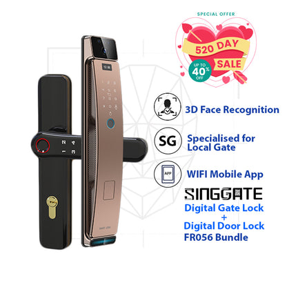 Digital Lock Bundle FR056 Door + FM021 Gate