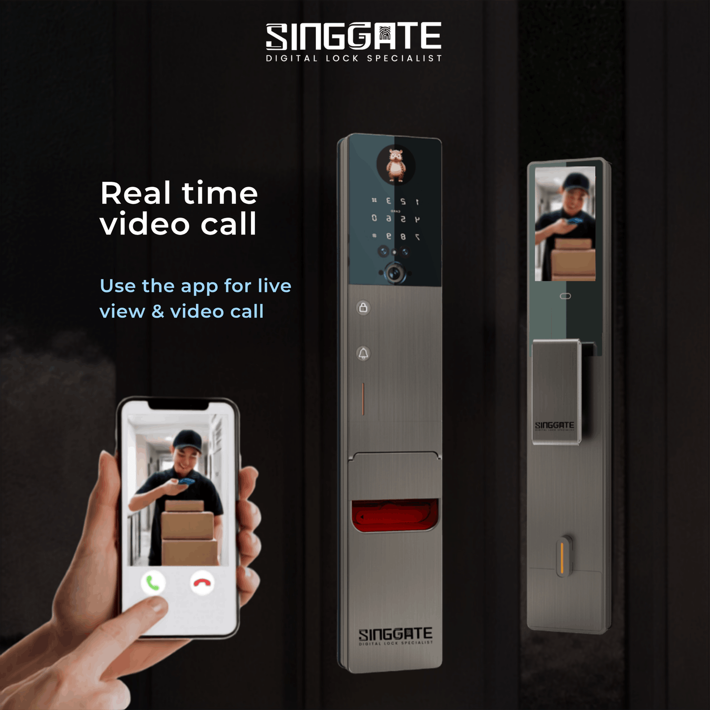 Bundle Deal: FR061 + FM025 Digital Gate & Door Lock