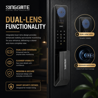 FR051 Door + FM021 Gate Digital Lock Bundle