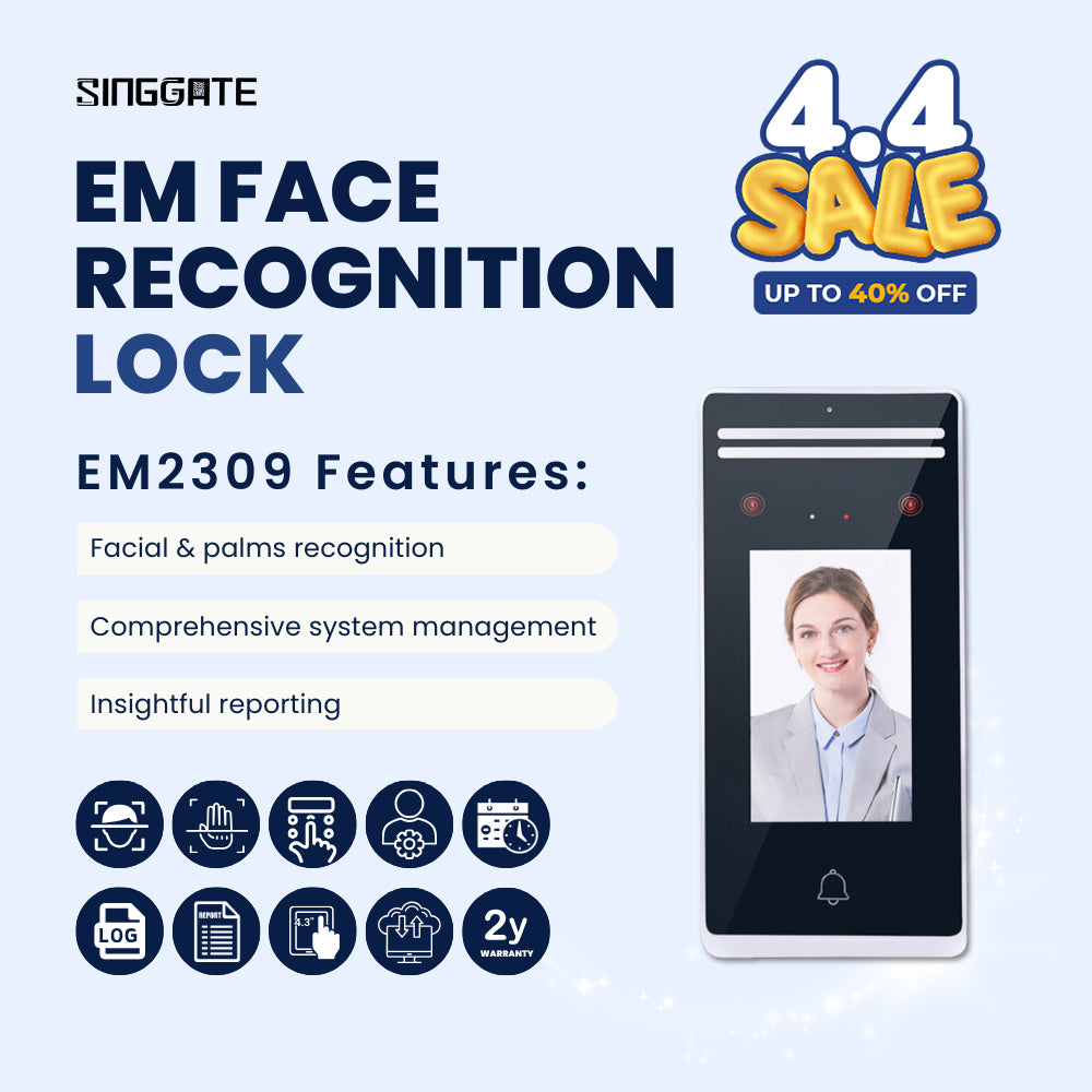 SINGGATE Electro Magnetic Lock, EM2309: Next-Gen Electro Magnetic Door Lock - SINGGATE Digital Lock