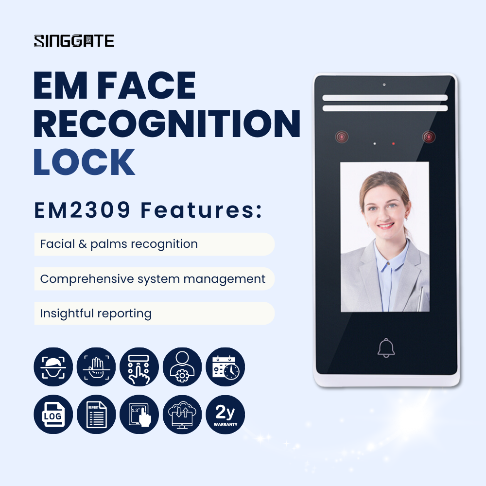 SINGGATE Electro Magnetic Lock, EM2309: Next-Gen Electro Magnetic Door Lock - SINGGATE Digital Lock