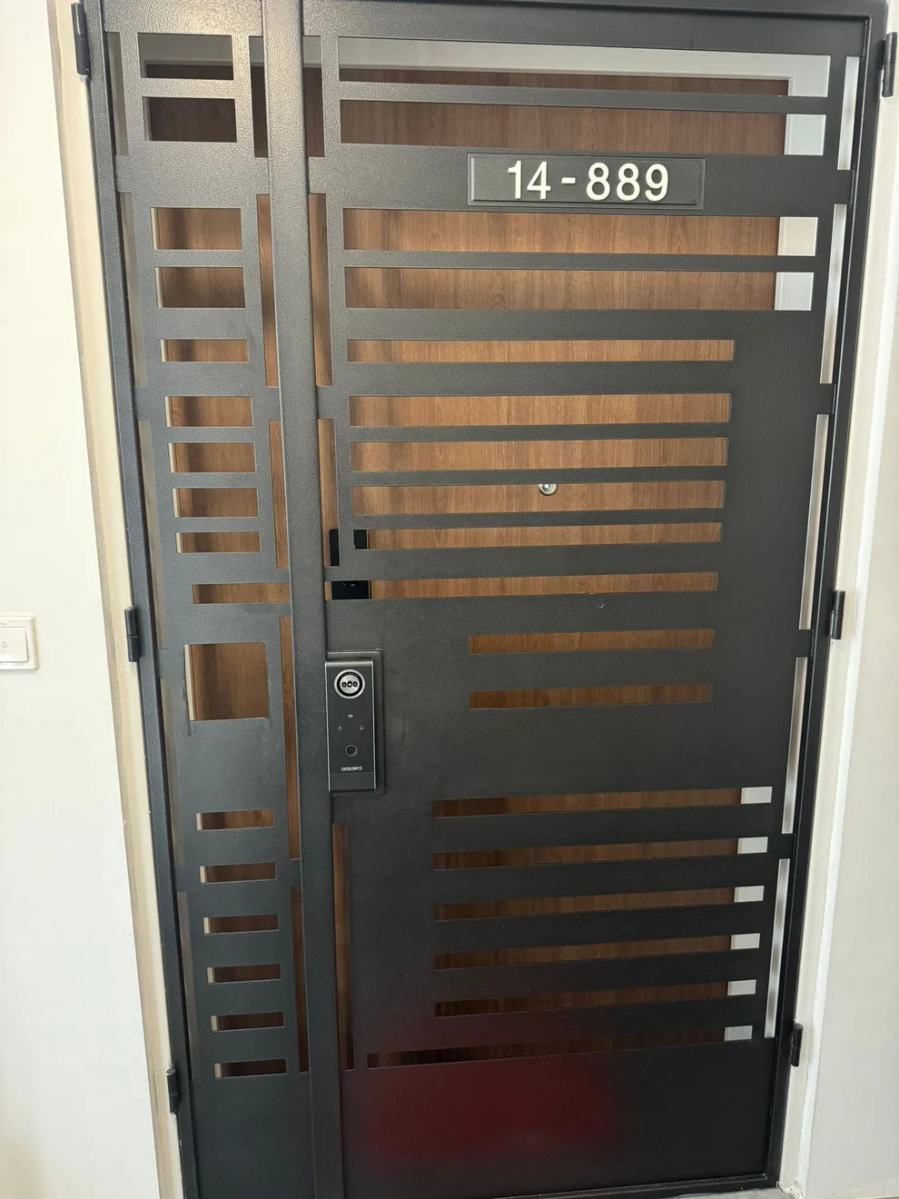Singgate RM60W Weatherproof Metal Gate Digital Rim Lock