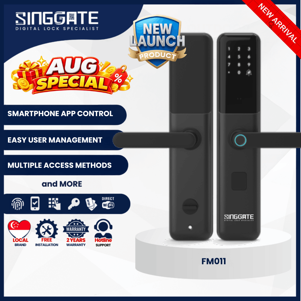 Singgate FM011 Smart User Management Control Digital Door Lock