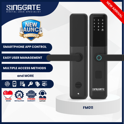 Singgate FM011 Smart User Management Control Digital Door Lock