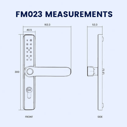 {Latest Gate Lock} FM023 Metal Gate Digital Lock (Smart Sync)