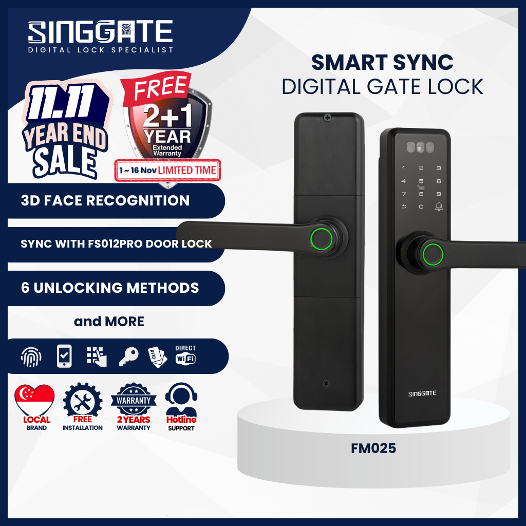 Singgate FM025 with 3D face + Video Calling Functions
