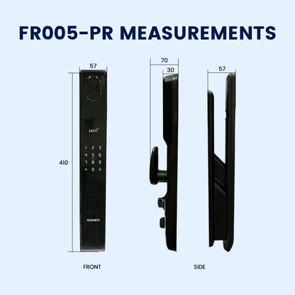 ❤️NEW UPGRADED❤️ FR005 PRO 3D Face & Finger Vein Recognition + Video Call Door Viewer Digital Door Lock