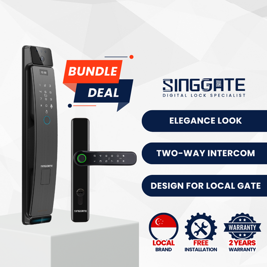 FR006 Door + FM021 Gate Digital Lock Bundle