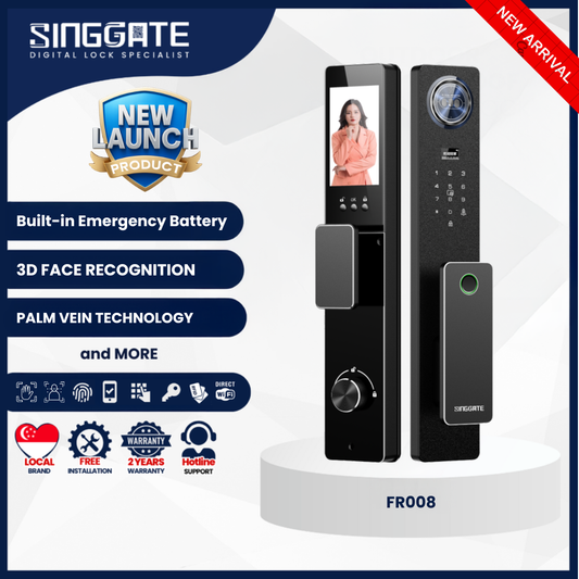 Singgate FR008 Emergency Built-in Battery Digital Door Lock