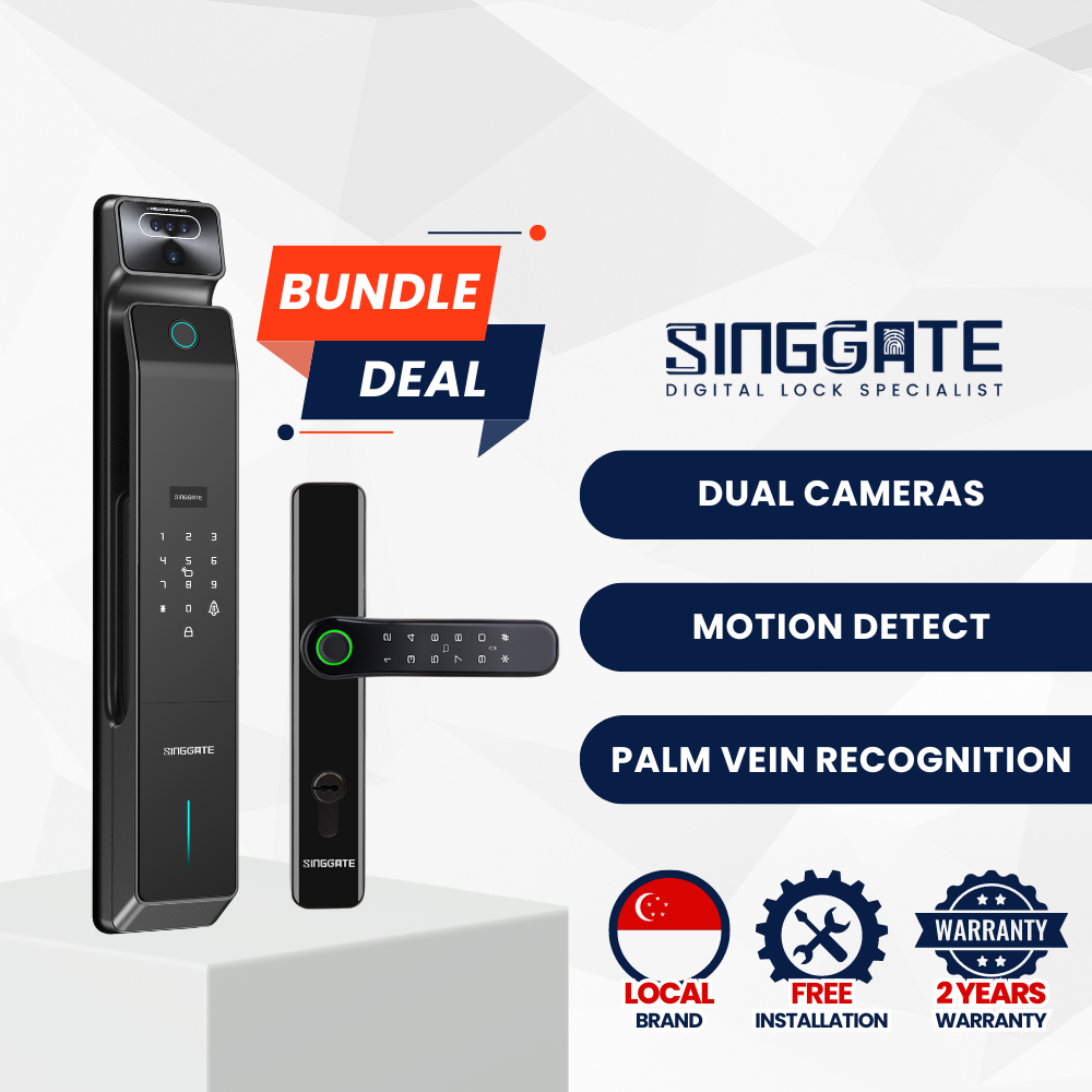 FR015 Door + FM021 Gate Digital Lock Bundle