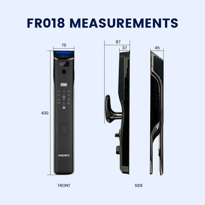 SINGGATE Door & Gate Bundle, ❤️NEW❤️*Bundle Deal* FR018 Door Digital Lock + FM021 Metal Gate Digital Lock - SINGGATE Digital Lock