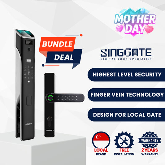 FR018 Door + FM021 Gate Digital Lock Bundle